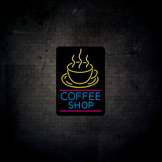 تابلو نئون طرح کافی شاپ کد 04